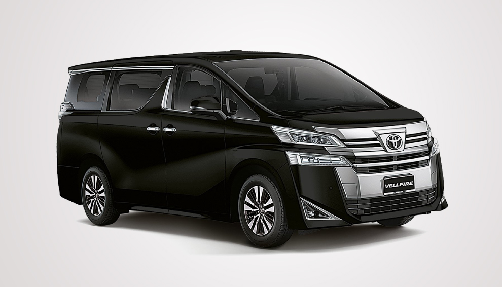 Toyota Vellfire car hire in Udaipur
